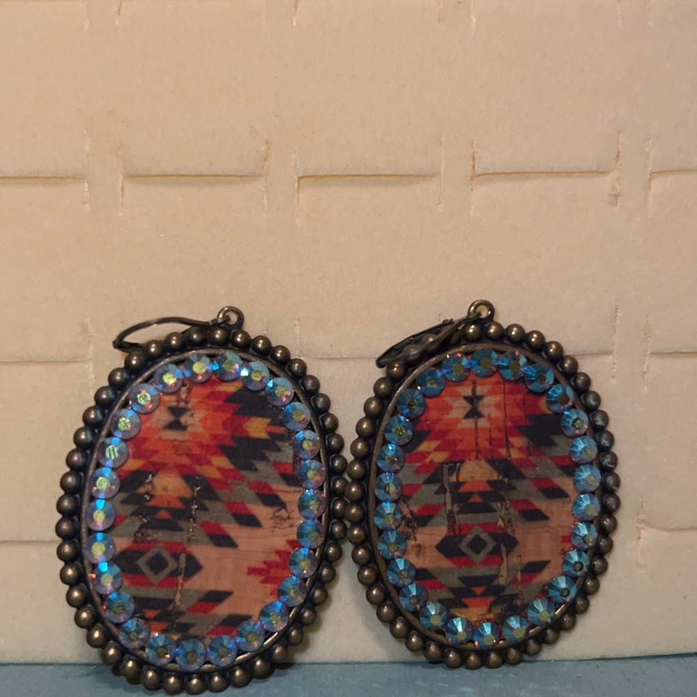 Pink panache earrings